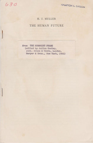 The Human Future