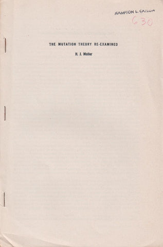 The Mutation Theory Re-Examined