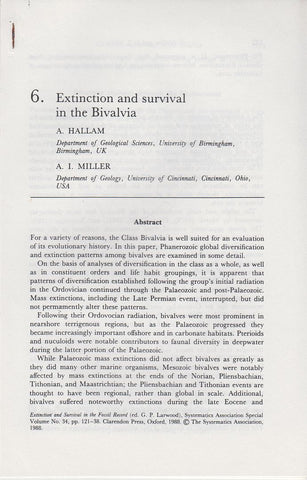 Extinction and Survival in the Bivalvia