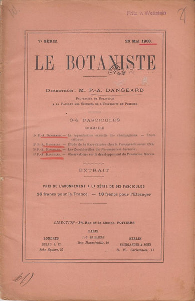 La Reproduction Sexuelle des Champignons