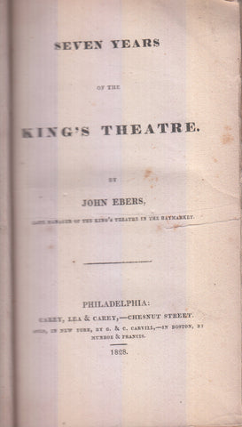 Seven Years of the King's Theatre