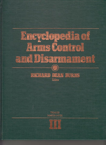 Encyclopedia of Arms Control and Disarmament