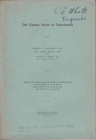 The Genetic Factor in Otosclerosis