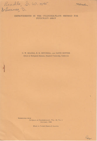 Improvements in the Cylinder-Plate Method for Penicillin Assay