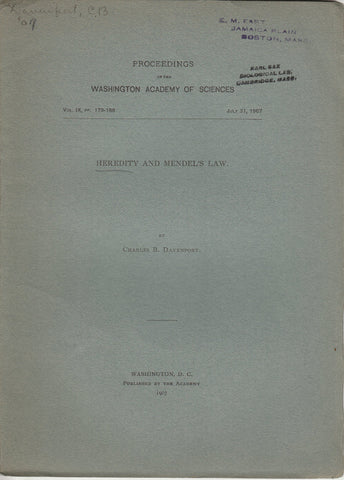 Heredity and Mendel's Law